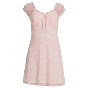 Barbie Pink Mesh Mini Dress